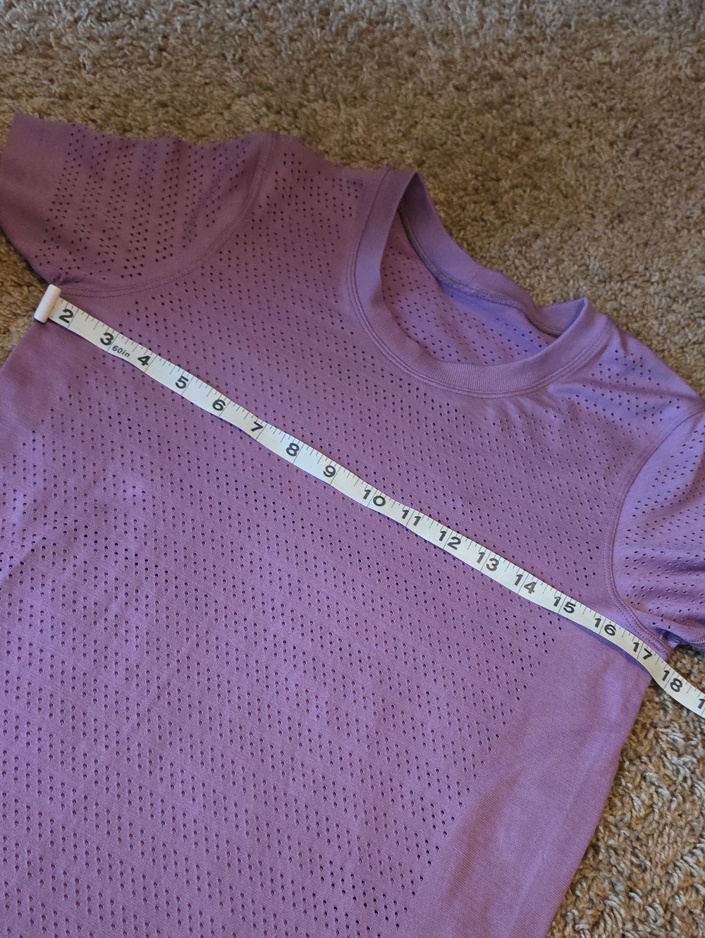 Lululemon Swiftly Breathe Short Sleeve Squad Wisteria Purple No Size Tag M 6/8